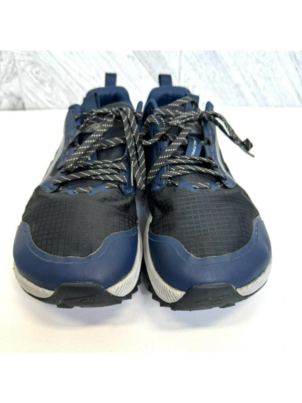 Altra Lone Peak 8 Trail Running Shoes Mens Size US 11 Navy Blue Black - Picture 2 of 9